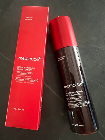 レッドアクネ ボディピーリングショット/MEDICUBE/ピーリングを使ったクチコミ(1枚目)