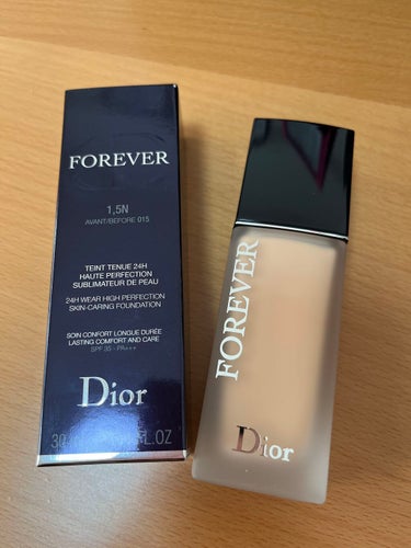 【旧】ディオールスキン フォーエヴァー フルイド マット 1,5N ニュートラル/Dior/リキッドファンデーションを使ったクチコミ（1枚目）