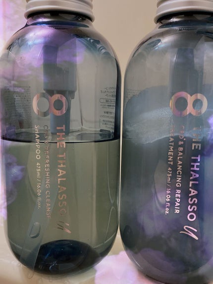エイトザタラソ ユー CBD&リフレッシング クレンズ 美容液シャンプー/CBD&バランシング ダメージリペア 美容液ヘアトリートメント/エイトザタラソ/市販シャンプーを使ったクチコミ(1枚目)