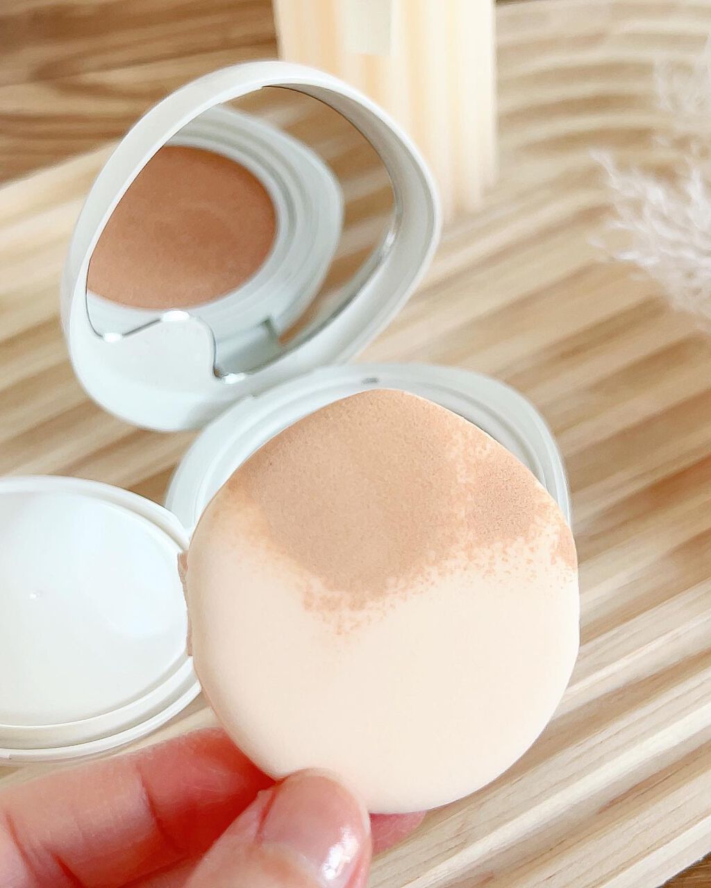 ビーガンクリーンピュアカバークッション/wakemake/クッションファンデーションを使ったクチコミ(8枚目)