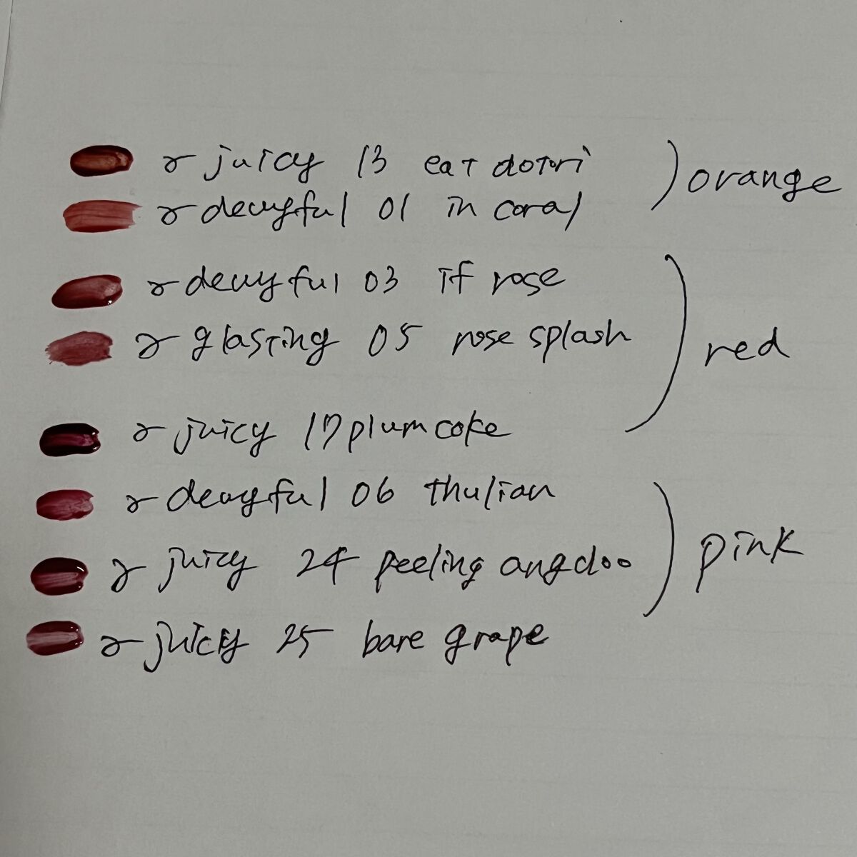 グラスティングウォーターティント/rom&nd/リップティントを使ったクチコミ（2枚目）