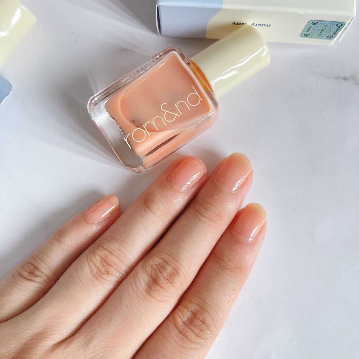 ムードペブルネイル/rom&nd/マニキュアを使ったクチコミ(2枚目)