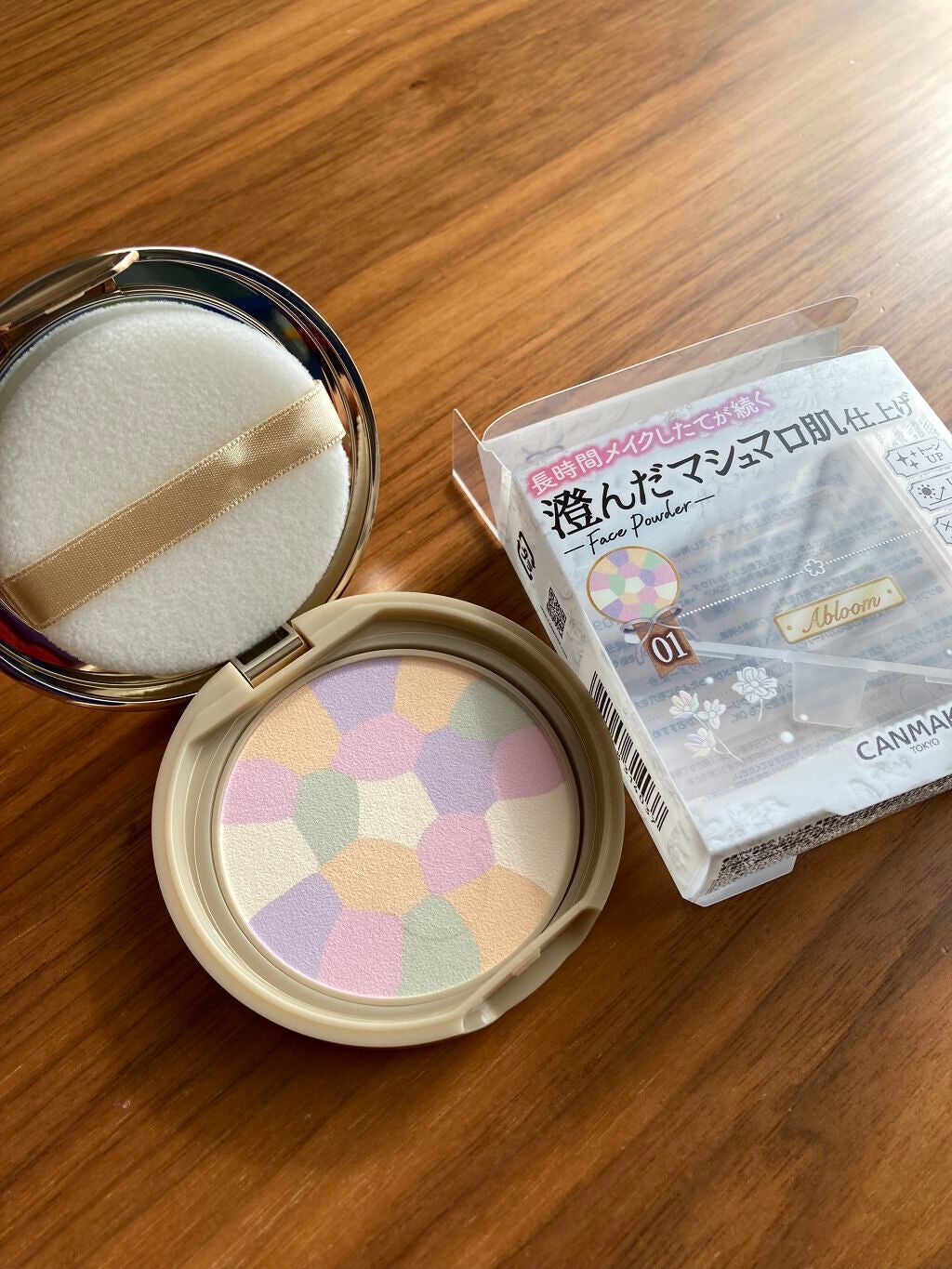 マシュマロフィニッシュパウダー ~Abloom~/キャンメイク/プレストパウダーを使ったクチコミ(1枚目)