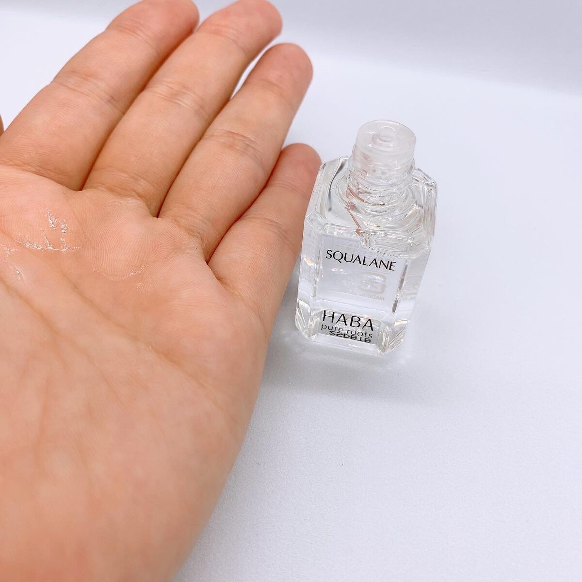 高品位「スクワラン」/HABA/フェイスオイルを使ったクチコミ(3枚目)