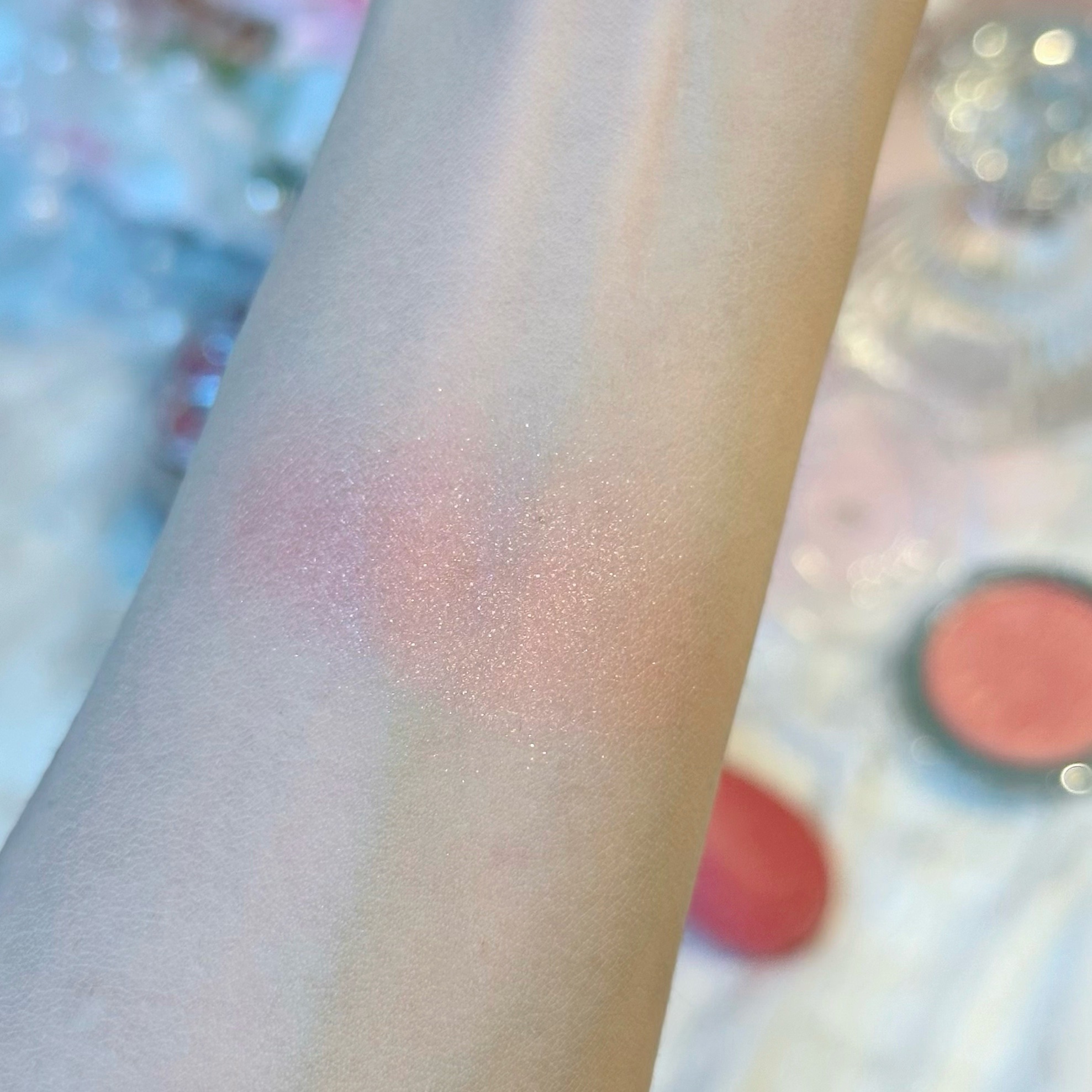 ジルスチュアート　メルティシマー ブラッシュ 03 afternoon walk/JILL STUART/パウダーチークを使ったクチコミ（3枚目）