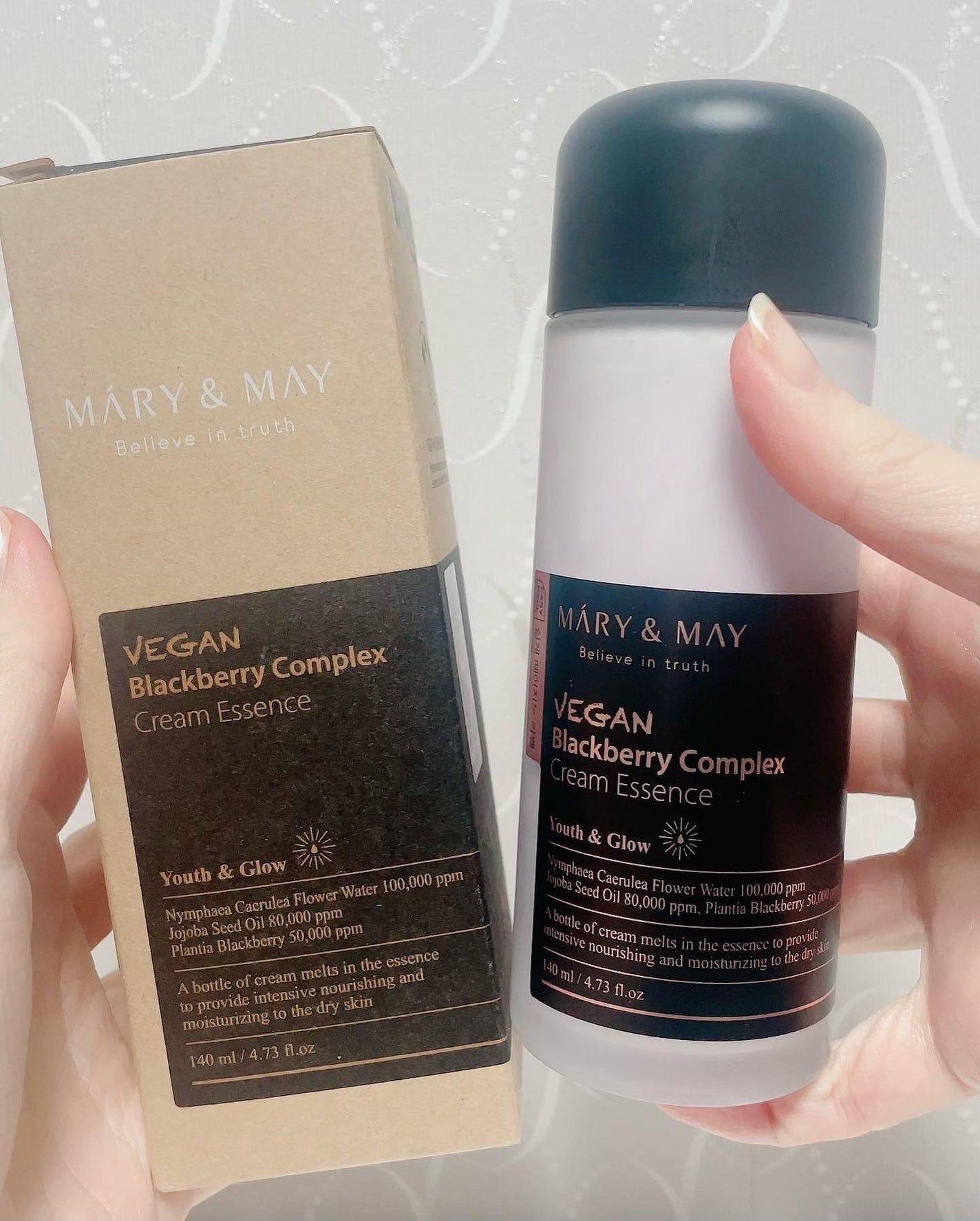 ヴィーガンブラックベリー コンプレックスクリームエッセンス/MARY&MAY/化粧水を使ったクチコミ(1枚目)