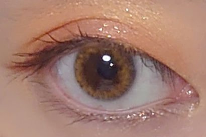 シェリーク ヘーゼルコントゥア/シェリーク/カラーコンタクトレンズを使ったクチコミ（3枚目）