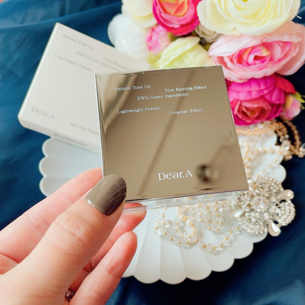 フェイス ブラー フィニッシング パウダー/Dear.A/ルースパウダーを使ったクチコミ(2枚目)