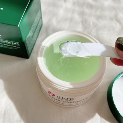 シカパンテノールスリーピングパック/SNP/フェイスクリームを使ったクチコミ(3枚目)