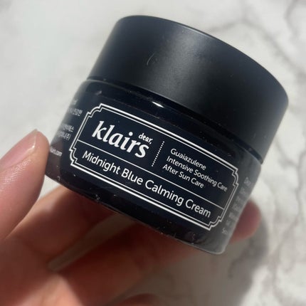 ミッドナイトブルーカーミングクリーム/Klairs/フェイスクリームを使ったクチコミ(3枚目)