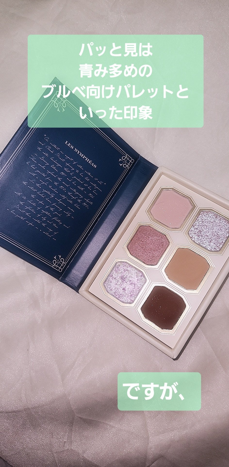 絵画アイシャドウパレット/MilleFée/アイシャドウパレットを使ったクチコミ（3枚目）