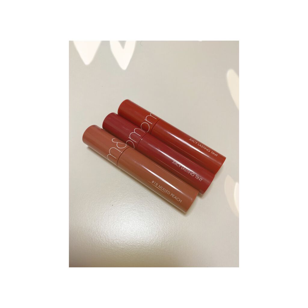 ジューシーラスティングティント/rom&nd/リップティントを使ったクチコミ（1枚目）