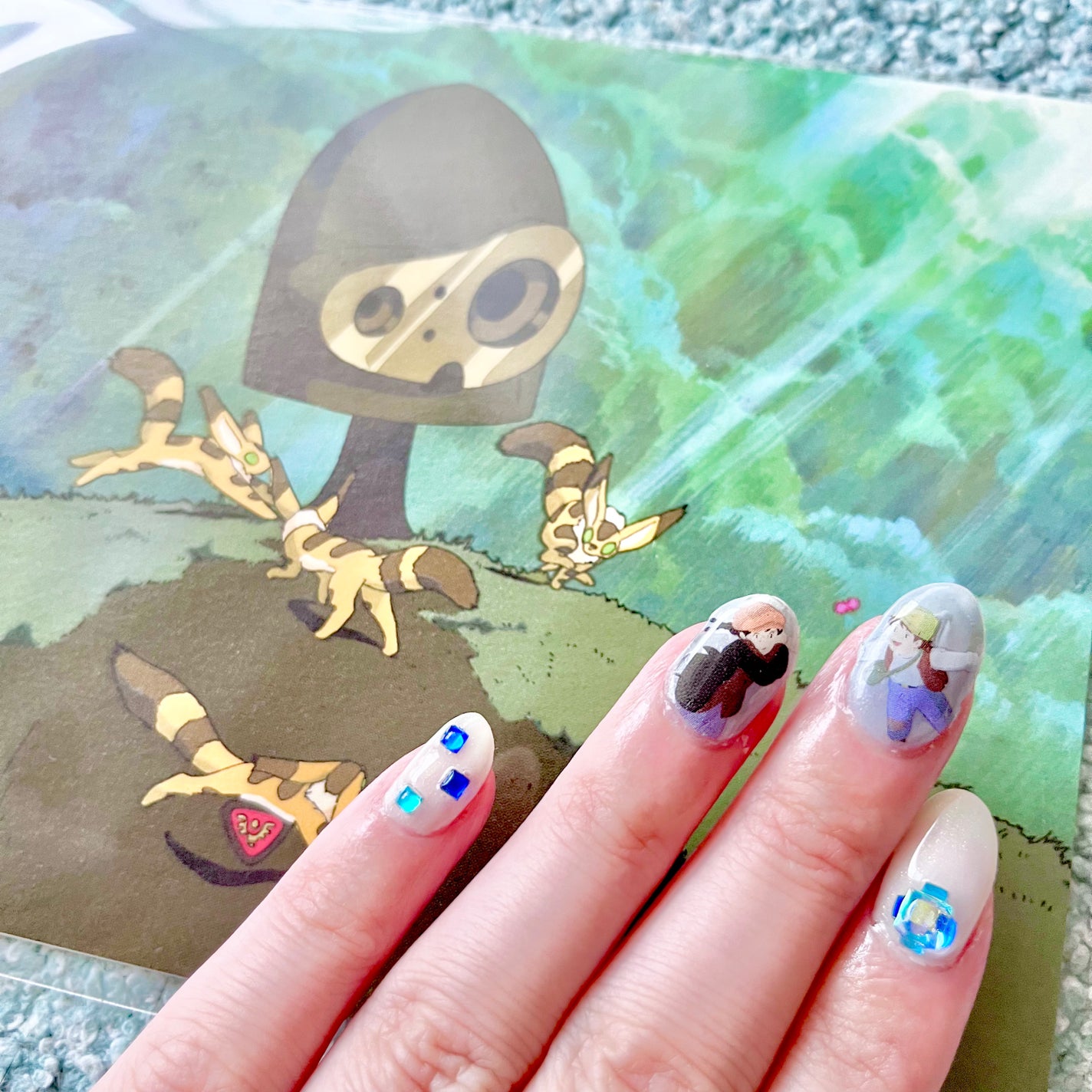 ジェルネイル(ライト対応)/セリア/ジェルネイルを使ったクチコミ(1枚目)