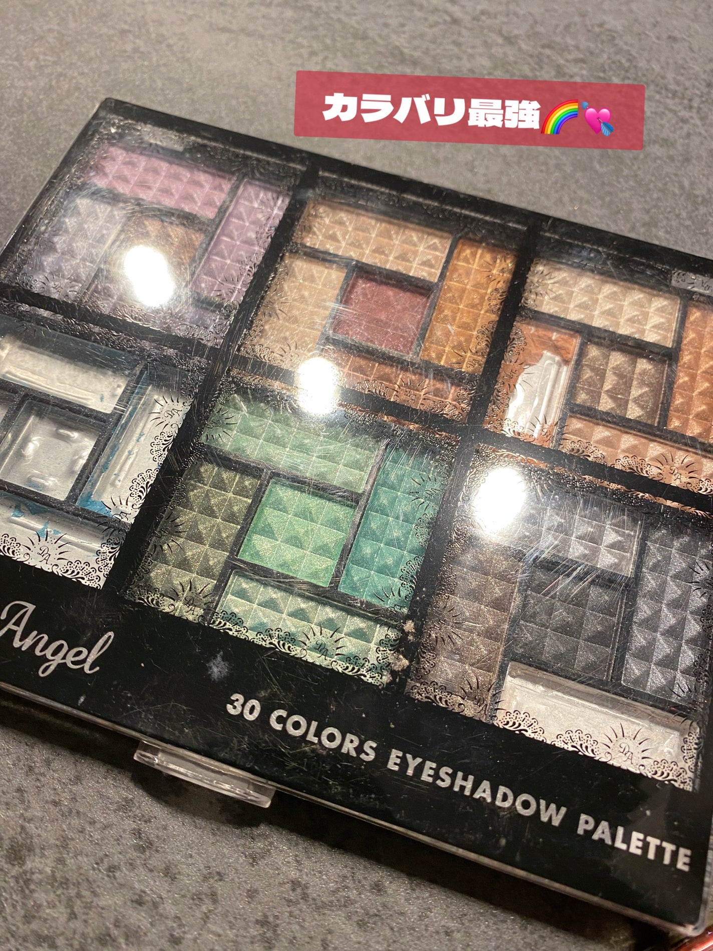 30COLORSEYESHADOWPALETTE/Dolly Angel/アイシャドウパレットを使ったクチコミ(1枚目)