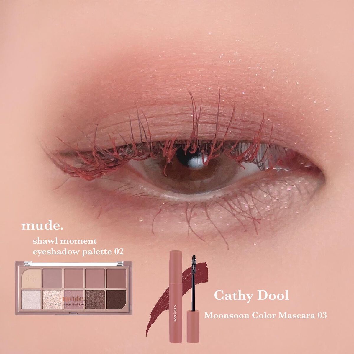 MDショールモーメント アイシャドウパレット/mude./アイシャドウパレットを使ったクチコミ（3枚目）