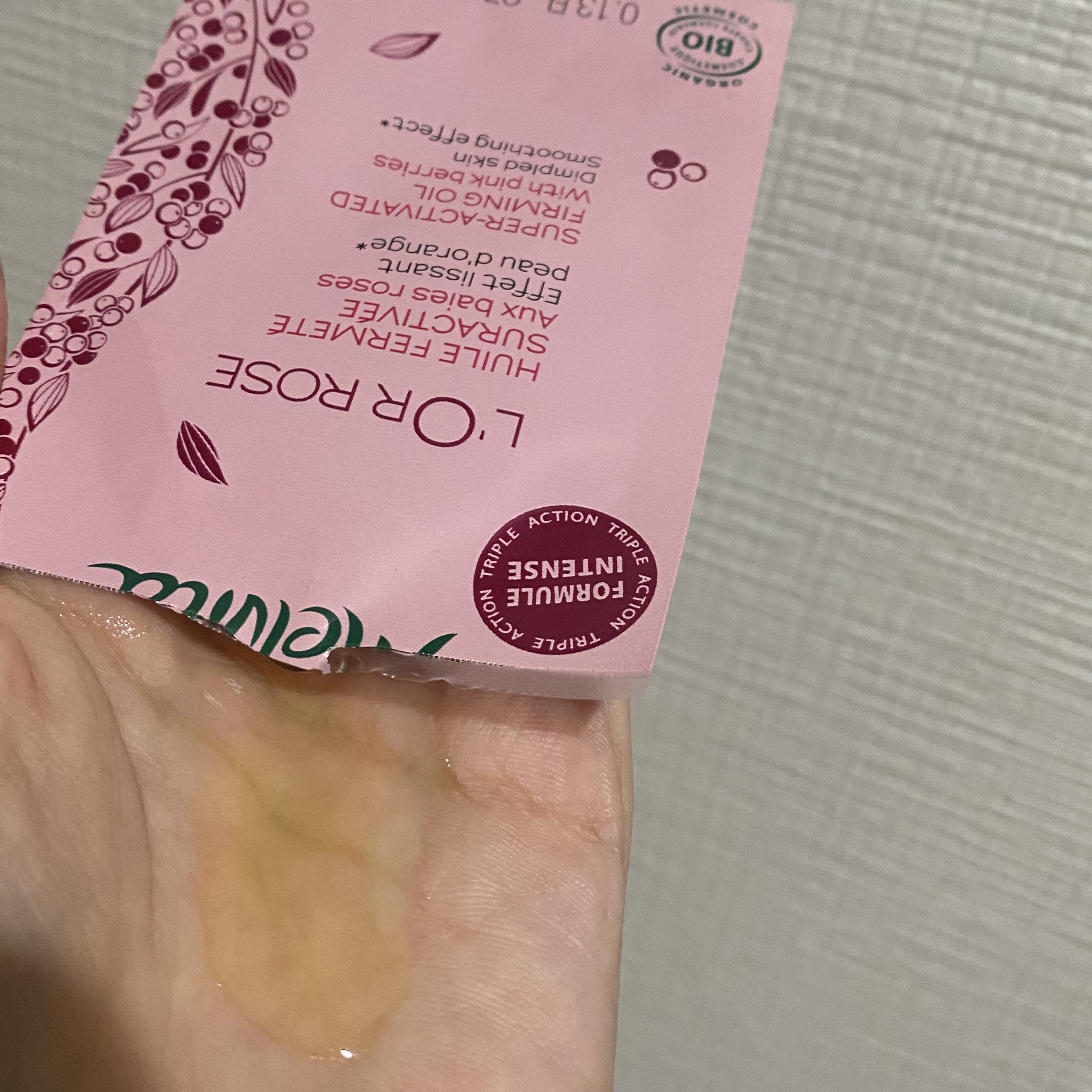 ロルロゼ ピンクフィット ボディオイル/Melvita/ボディオイルを使ったクチコミ（3枚目）