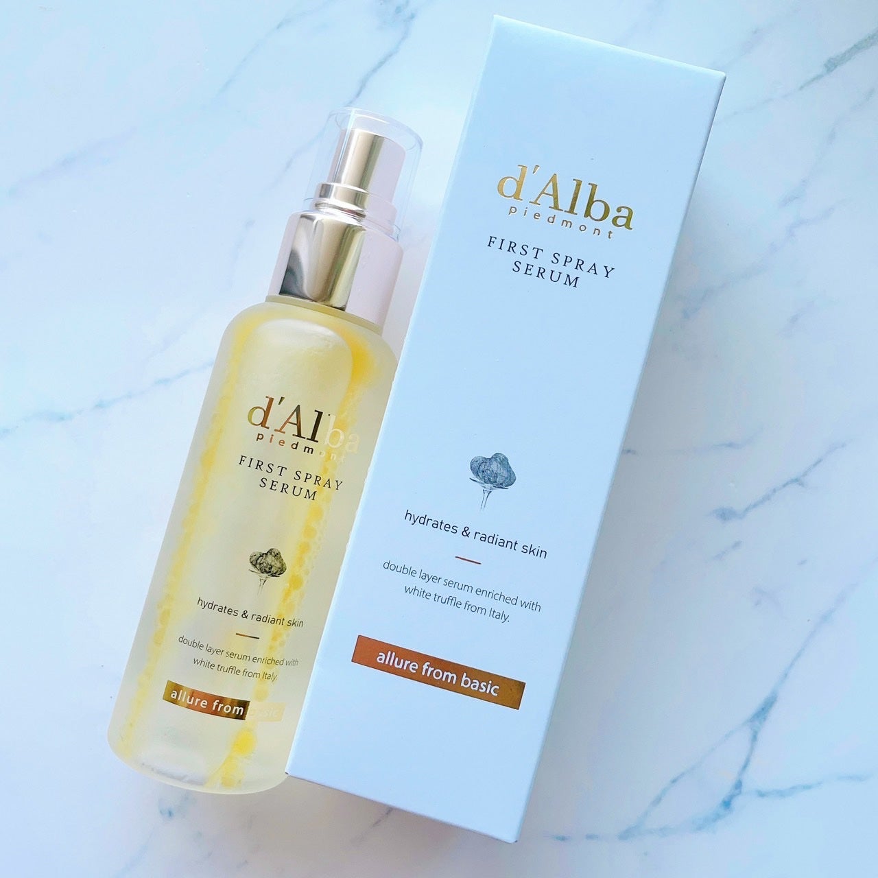 ダルバ ホワイトトリュフファーストスプレーセラム/ダルバ/ミスト状化粧水を使ったクチコミ(6枚目)