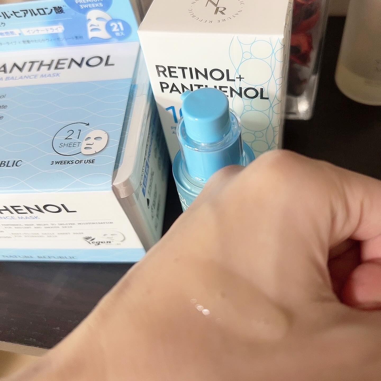 キューブマスク パンテノール/ネイチャーリパブリック/シートマスク・パックを使ったクチコミ（3枚目）