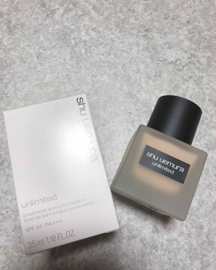 (旧)アンリミテッド ラスティング フルイド/shu uemura/リキッドファンデーションを使ったクチコミ(1枚目)