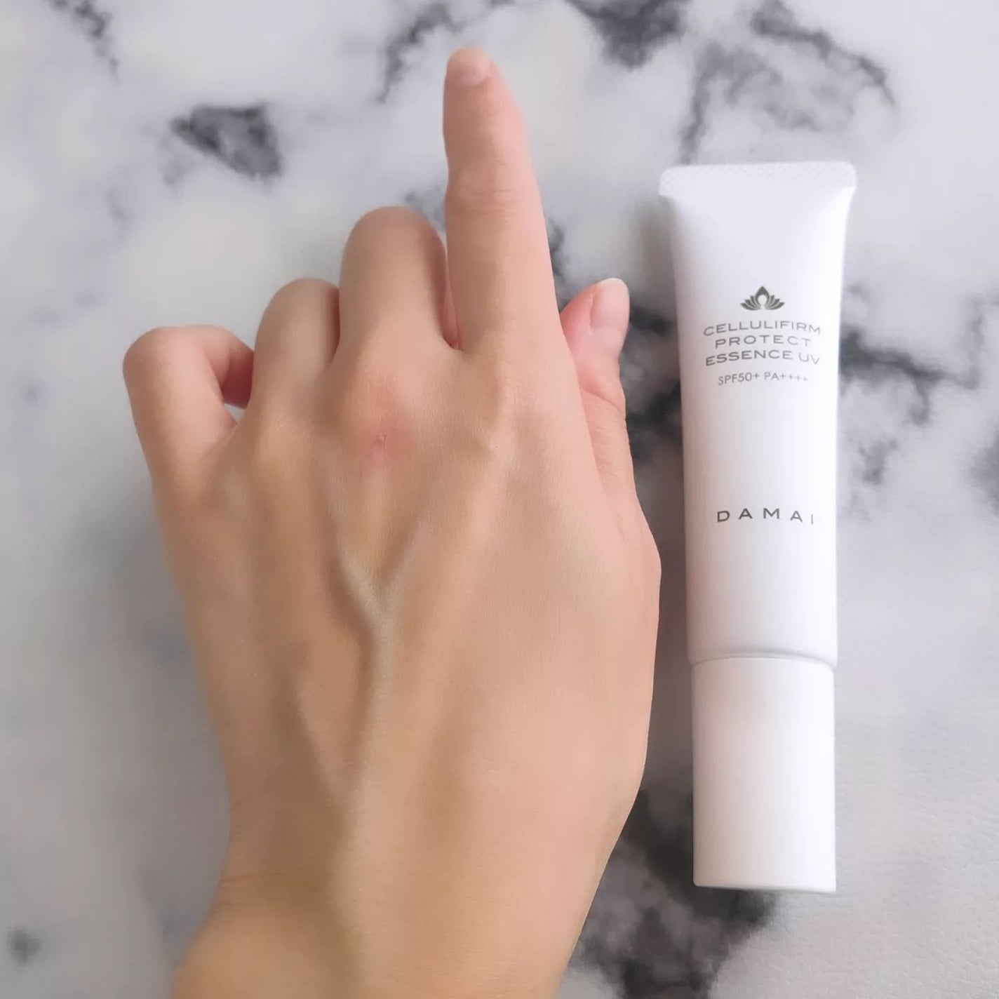 ダマイ セルリファーム プロテクト エッセンス UV/SPA DAMAI/日焼け止めクリームを使ったクチコミ(6枚目)