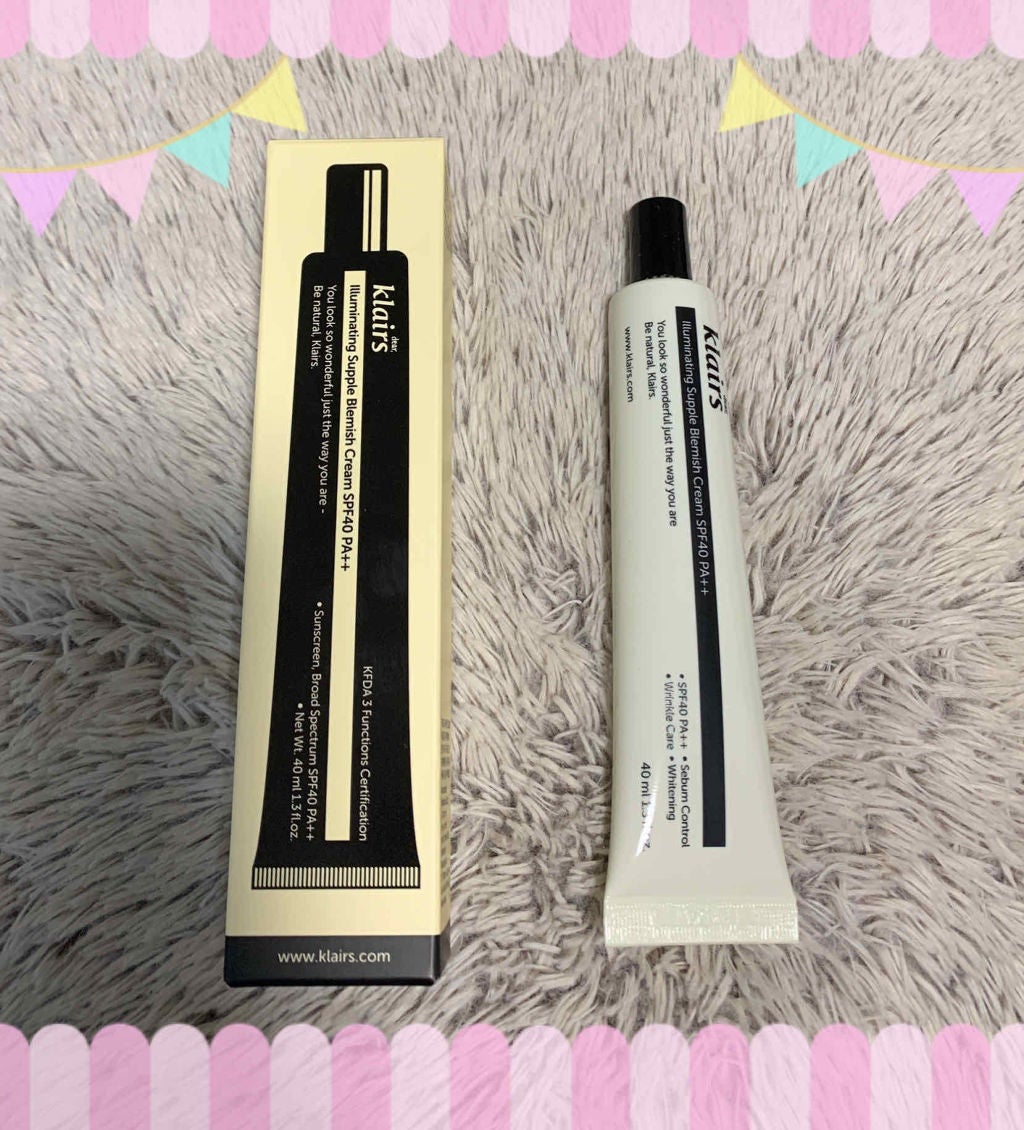 イルミネーティングサプルブレミッシュクリーム(40ml)/Klairs/化粧下地を使ったクチコミ(1枚目)
