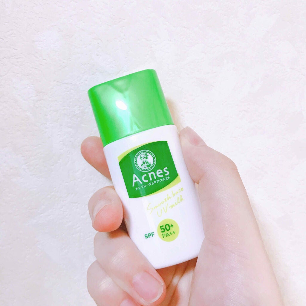 薬用スムースベースUVミルク/メンソレータム アクネス/化粧下地を使ったクチコミ(1枚目)