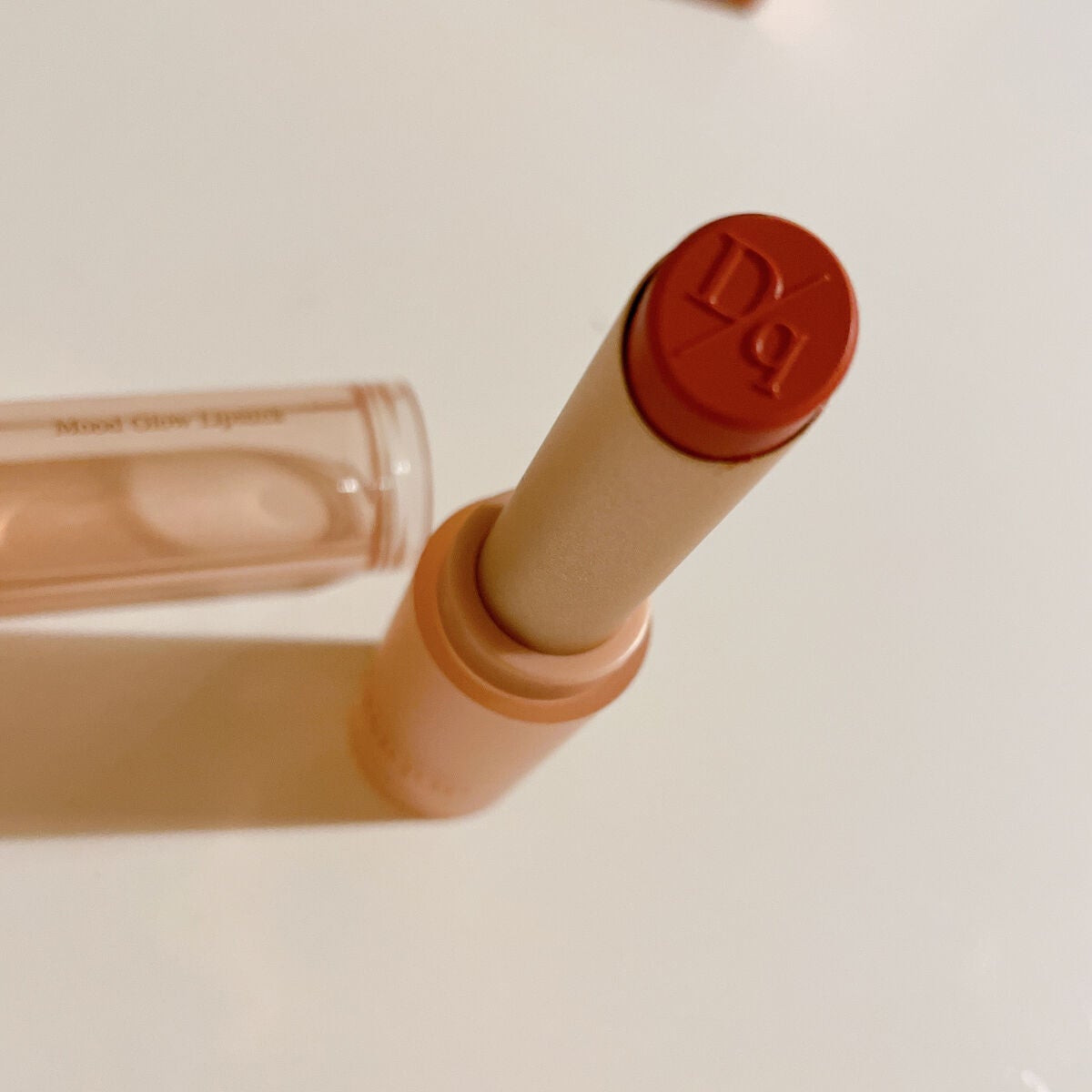 ムードグロウリップスティック/dasique/口紅を使ったクチコミ(2枚目)