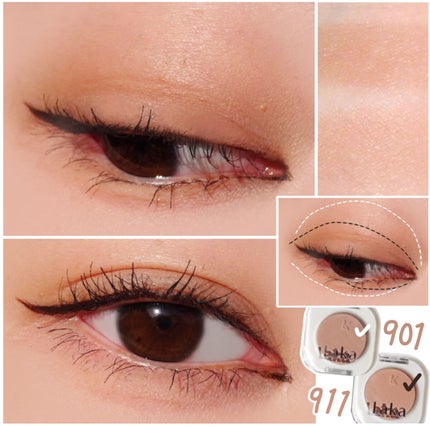 モノアイシャドウ/Laka/単色アイシャドウを使ったクチコミ(7枚目)