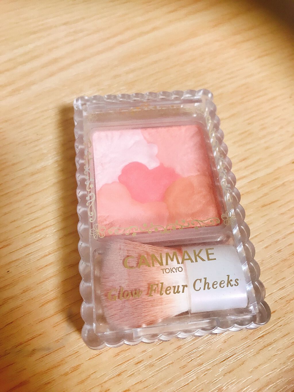 グロウフルールチークス/キャンメイク/パウダーチークを使ったクチコミ(1枚目)