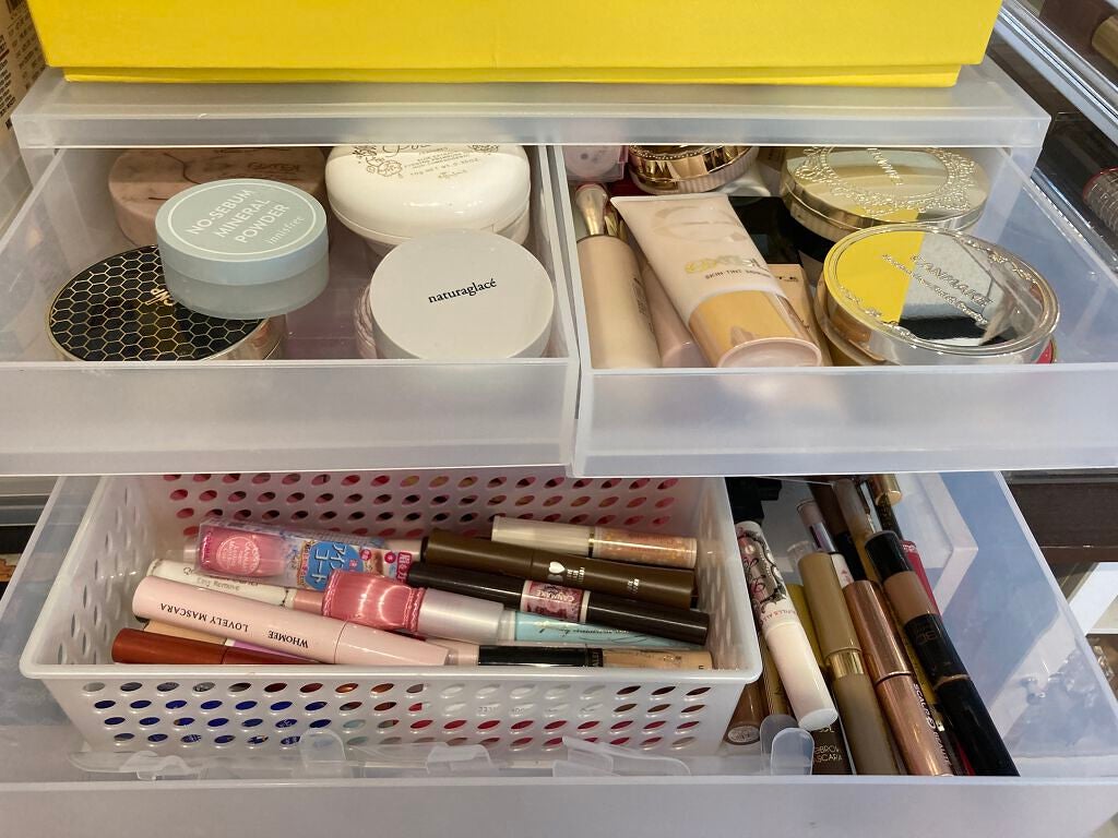 重なるアクリルケース2段引出・大/無印良品/その他化粧小物を使ったクチコミ(4枚目)
