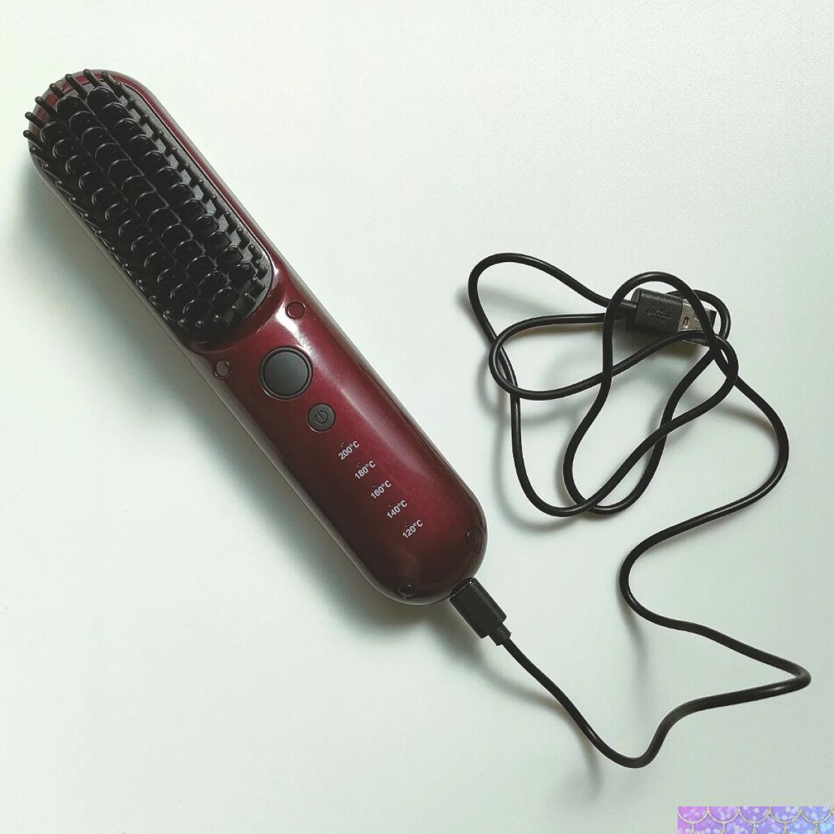 コードレスストレートヒートブラシ/Le ment/その他スタイリングを使ったクチコミ（2枚目）