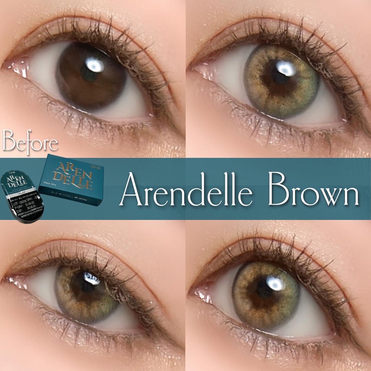 i-SHA ARENDELLE/蜜のレンズ/カラーコンタクトレンズを使ったクチコミ(3枚目)