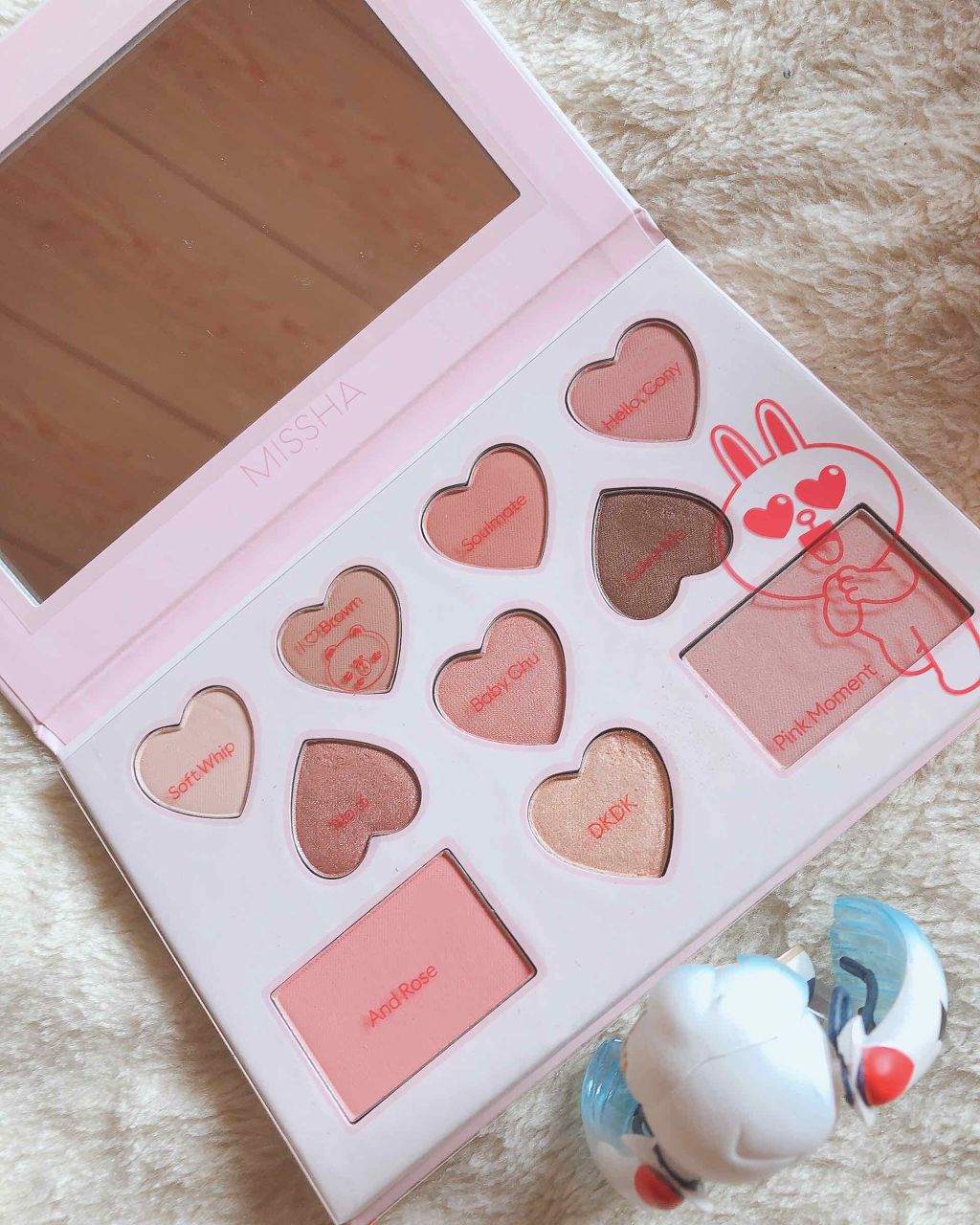 カラーフィルターシャドウパレット(ラインフレンズエディション)/MISSHA/アイシャドウパレットを使ったクチコミ(2枚目)