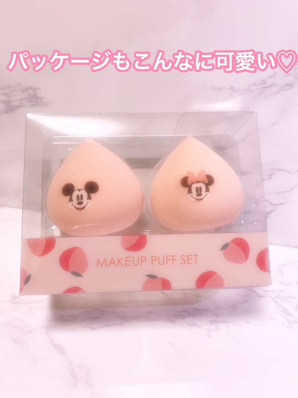 ミッキー&ミニー メイクパフ モモ ディズニーストア