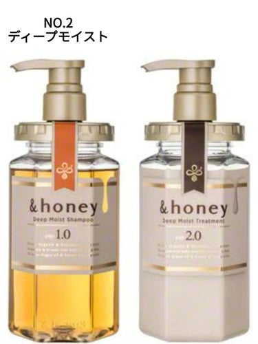 ディープモイスト シャンプー1.0／ヘアトリートメント2.0/&honey/シャンプー・コンディショナーを使ったクチコミ（3枚目）