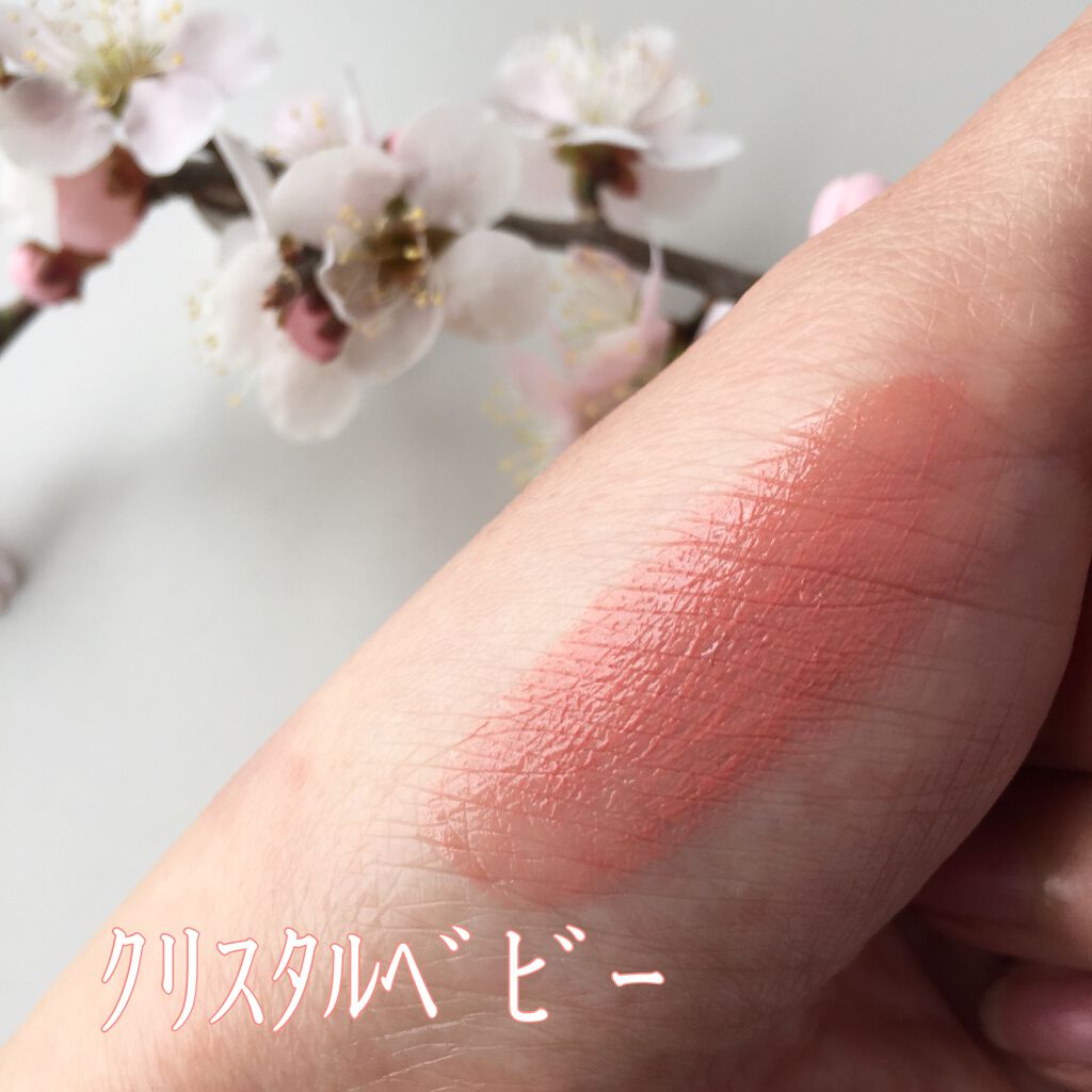 ピュア カラー クリスタル シアー リップスティック 01 クリスタル ベビー クリーム/ESTEE LAUDER/口紅を使ったクチコミ（2枚目）