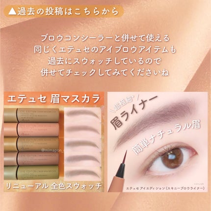エテュセ アイエディション(ブロウコンシーラー)/ettusais/その他アイブロウを使ったクチコミ(6枚目)