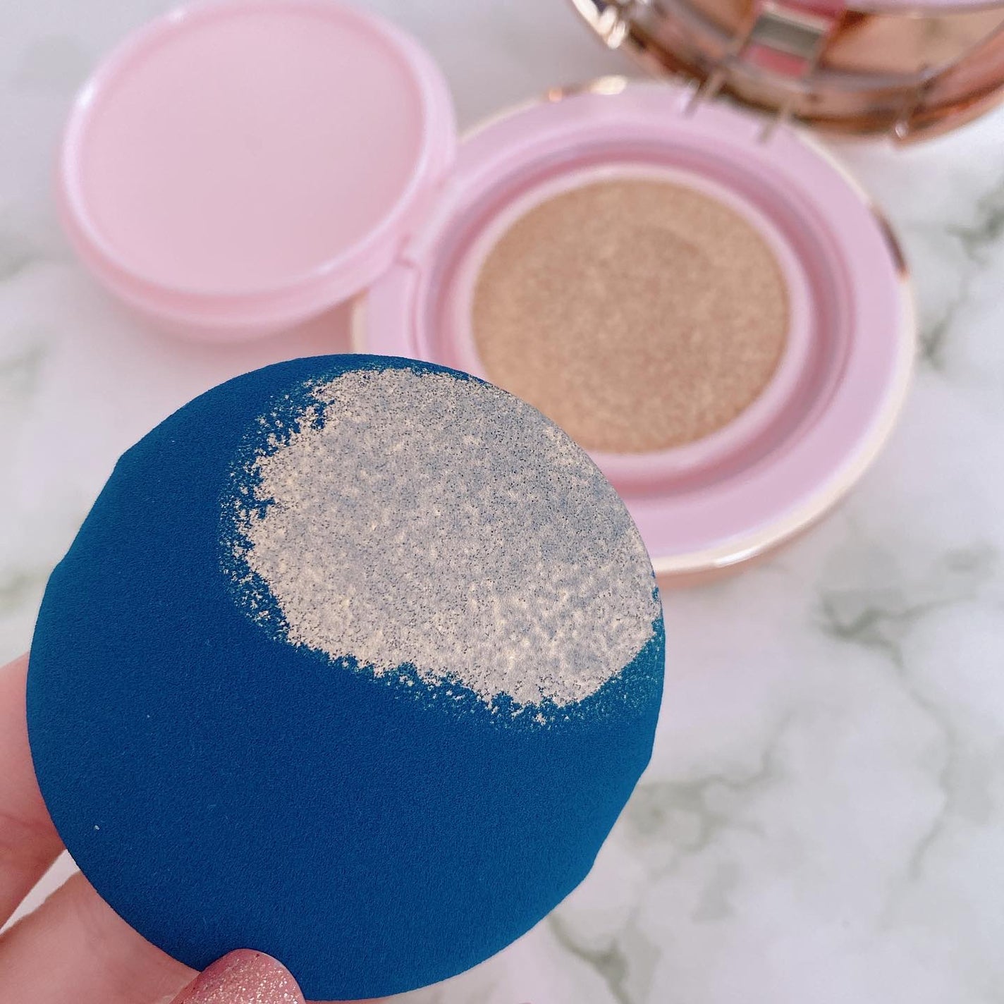 ピンクティーツリーカバーアップグロウクッション/APLIN/クッションファンデーションを使ったクチコミ(4枚目)