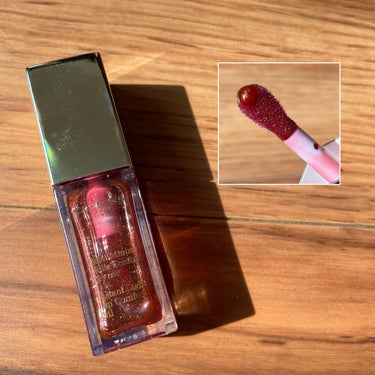 コンフォート リップオイル  09 red berry glam（限定） /CLARINS/リップグロスを使ったクチコミ（1枚目）