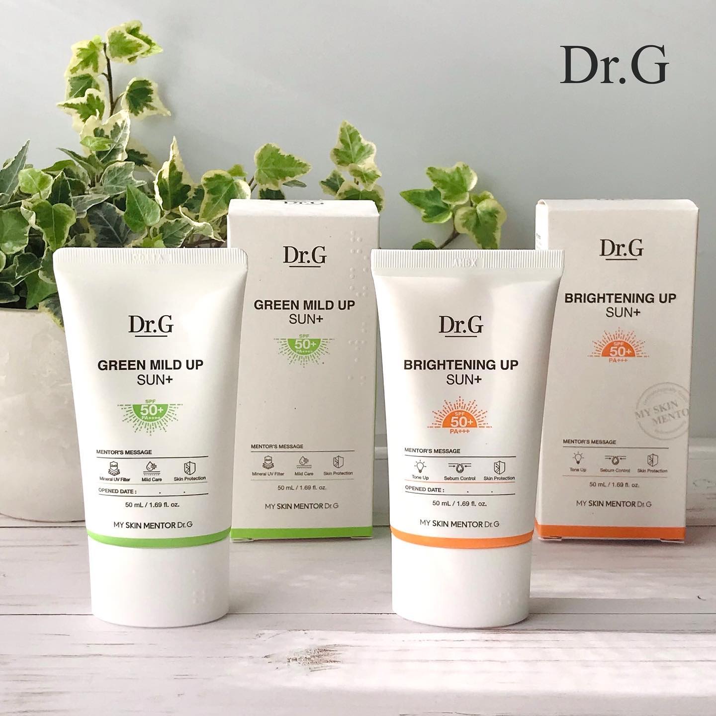 グリーンマイルドアップサンプラス/Dr.G/日焼け止めクリームを使ったクチコミ（1枚目）