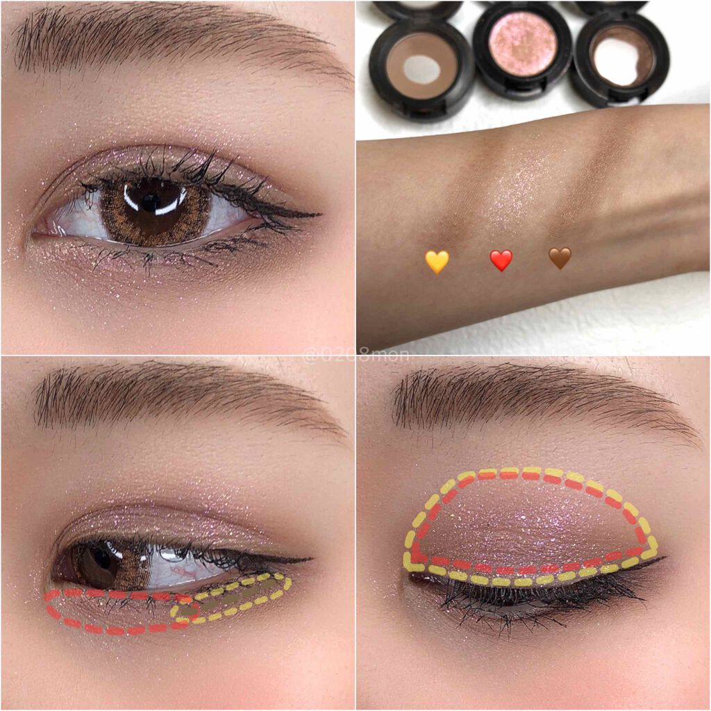 ダズルシャドウ/M・A・C/単色アイシャドウを使ったクチコミ（2枚目）