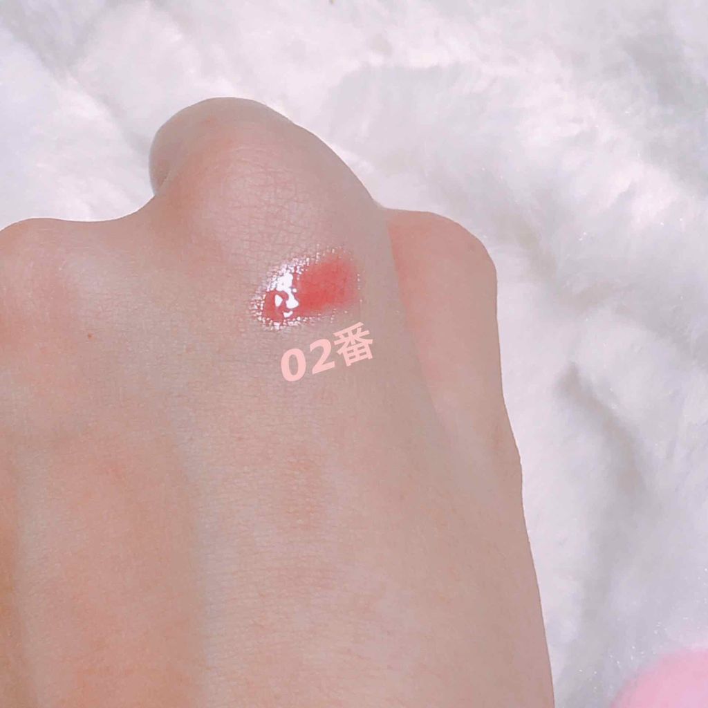 リップティントシロップ/キャンメイク/リップティントを使ったクチコミ（2枚目）