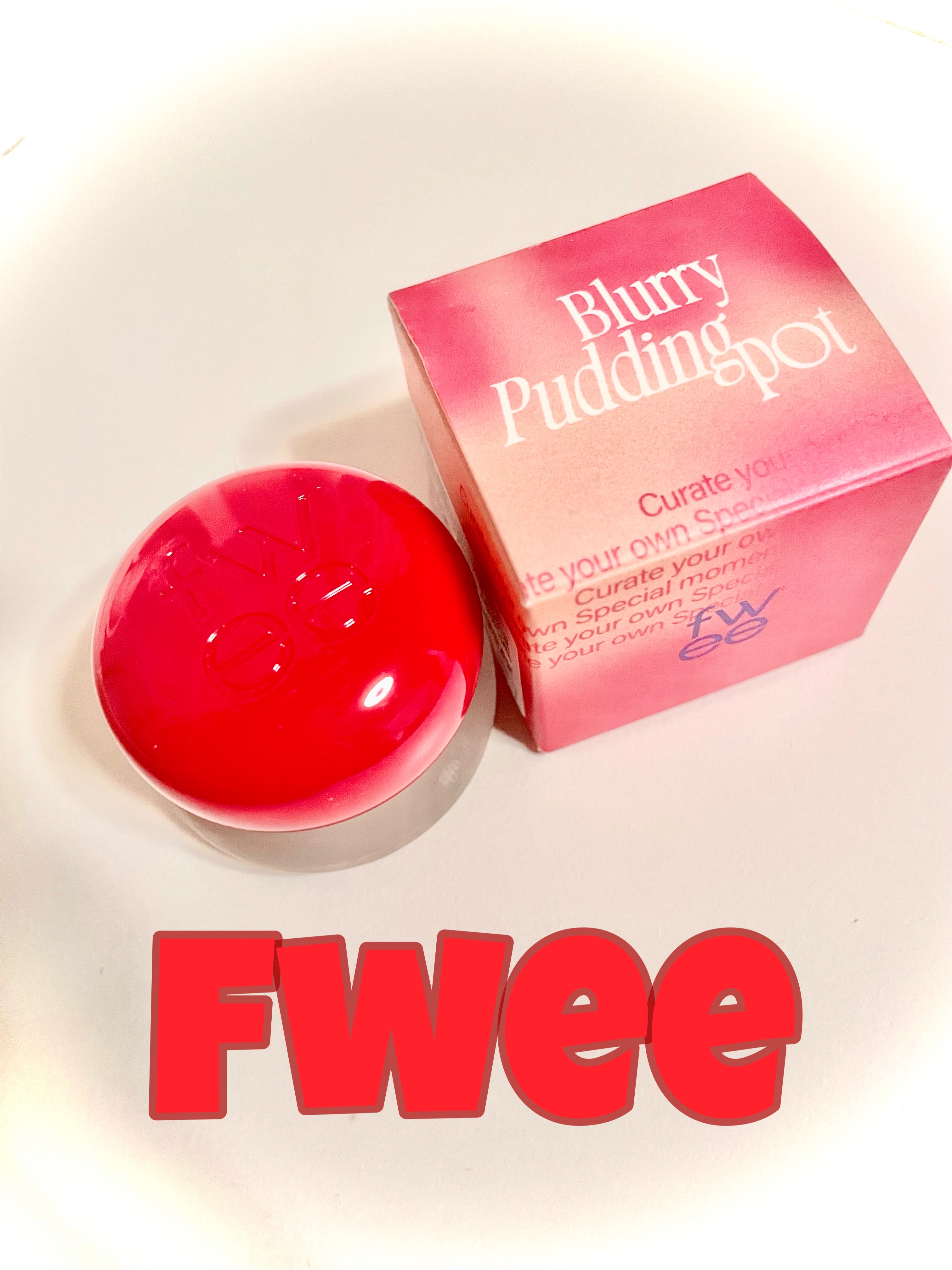 リップアンドチーク ブラーリープリンポット RD04 ファボ/fwee/口紅を使ったクチコミ（1枚目）