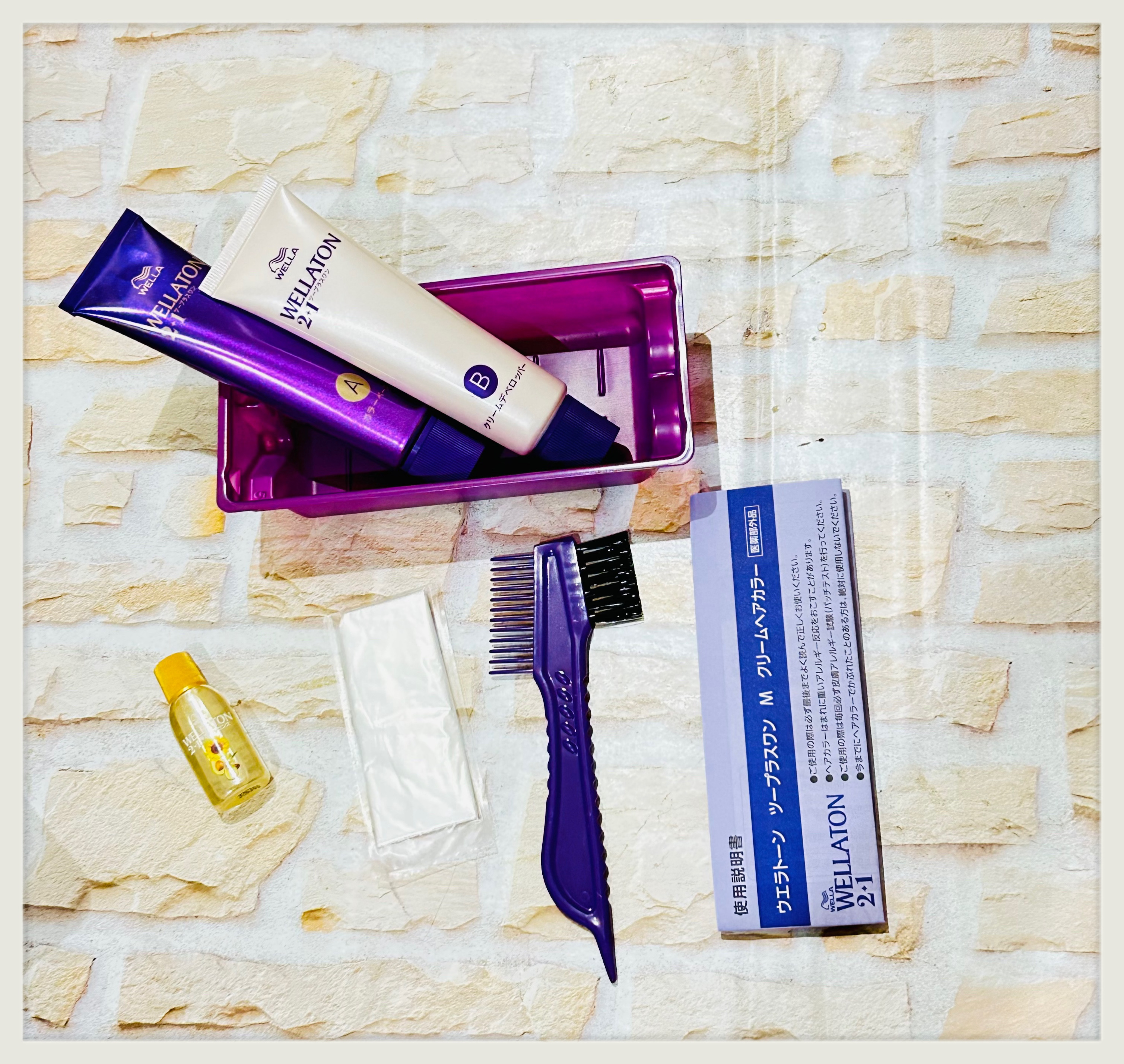 ウエラトーン ツープラスワン クリームタイプ/ウエラ/ヘアカラーを使ったクチコミ（2枚目）