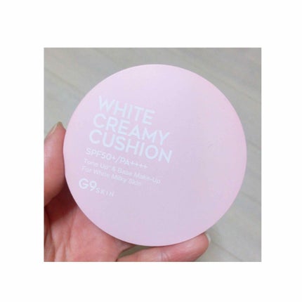 WHITE CREAMY CUSHION(ウユファンデ)/G9SKIN/化粧下地を使ったクチコミ(1枚目)