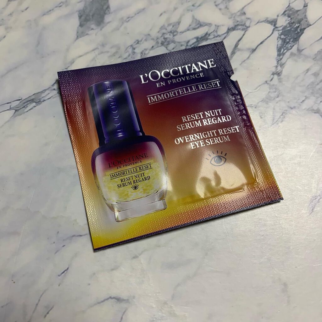 イモーテル オーバーナイトリセットセラム/L'OCCITANE/美容液を使ったクチコミ（1枚目）