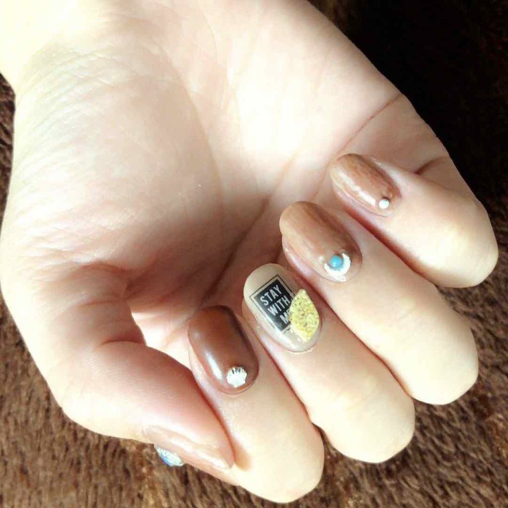 しずくネイルシール/キャンドゥ/ネイルシールを使ったクチコミ（2枚目）