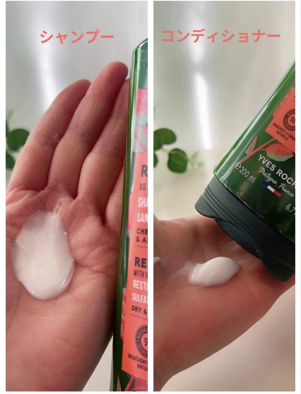 リンシングビネガー ピュアリフレッシュ うるツヤモリンガ /イヴ・ロシェ/洗い流すヘアトリートメントを使ったクチコミ(5枚目)