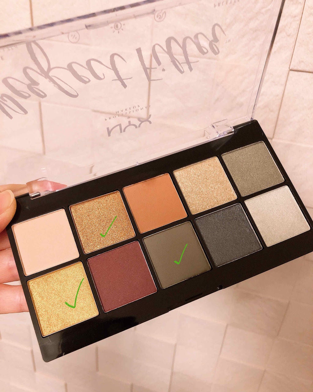 パーフェクトフィルター シャドウ パレット/NYX Professional Makeup/アイシャドウパレットを使ったクチコミ(3枚目)