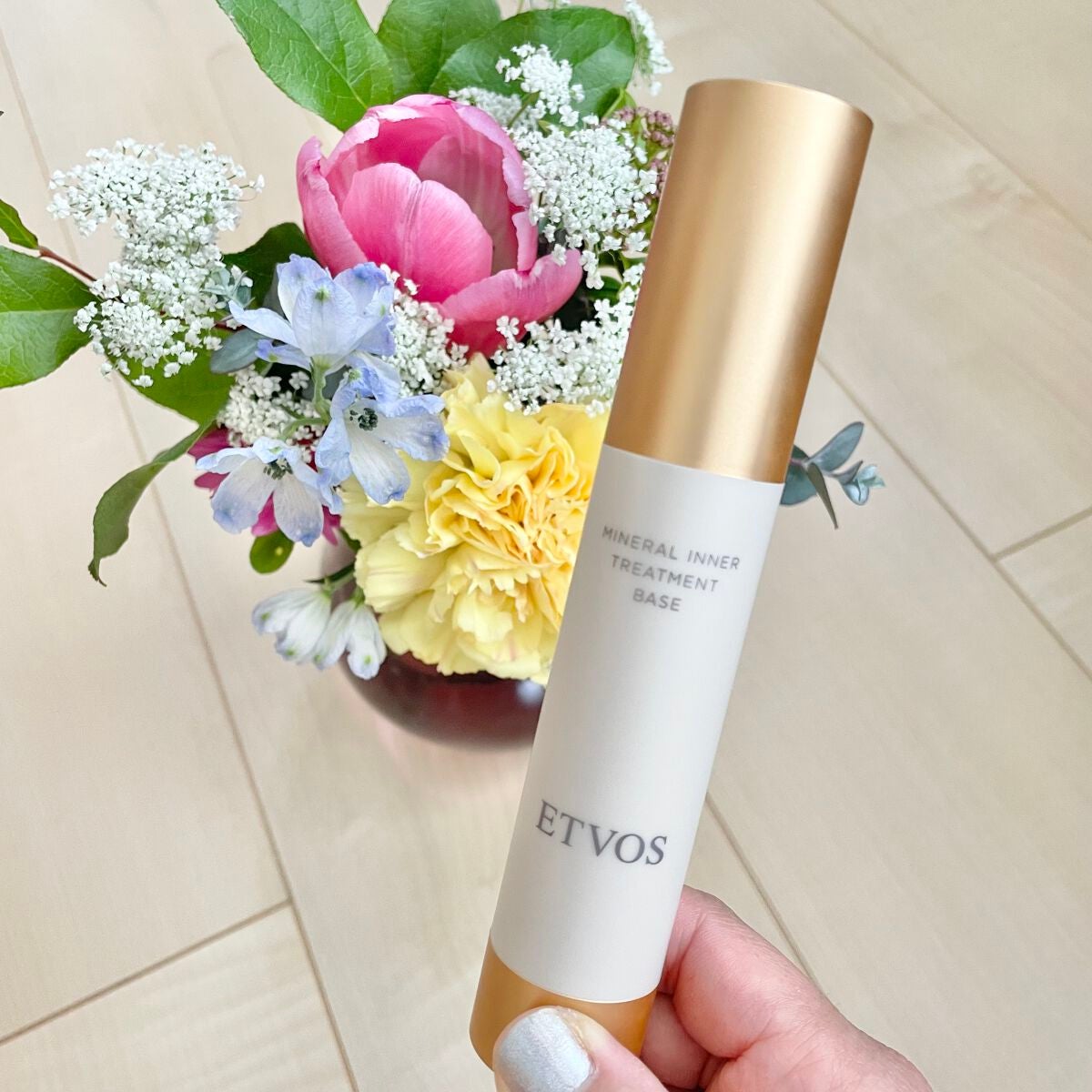 ミネラルインナートリートメントベース/エトヴォス/化粧下地を使ったクチコミ(1枚目)